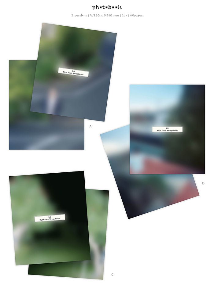 RM (BTS) - Right Place, Wrong Person (2nd Solo Album) - Seoul-Mate