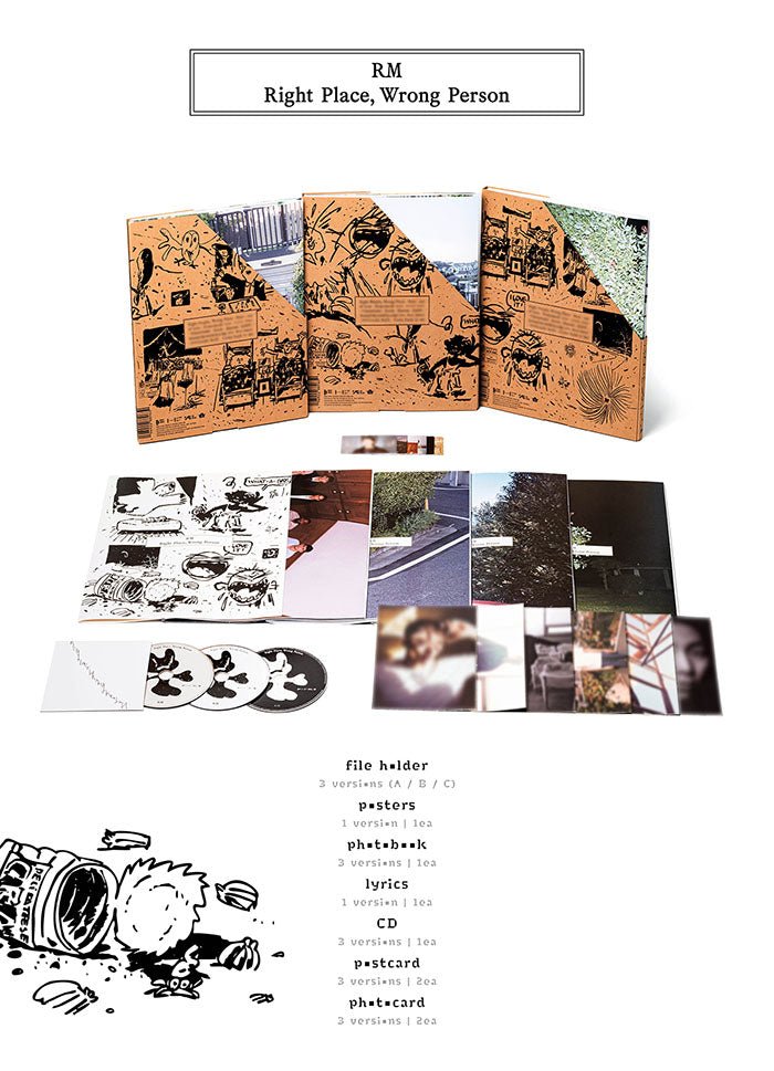 RM (BTS) - Right Place, Wrong Person (2nd Solo Album) - Seoul-Mate