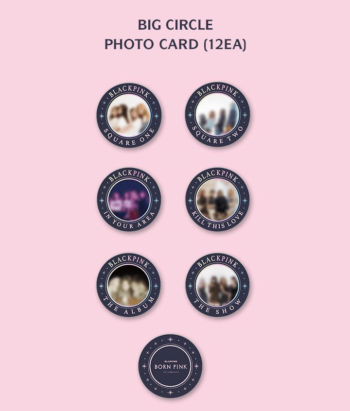 Blackpink - Circle Photocard Set - Seoul-Mate