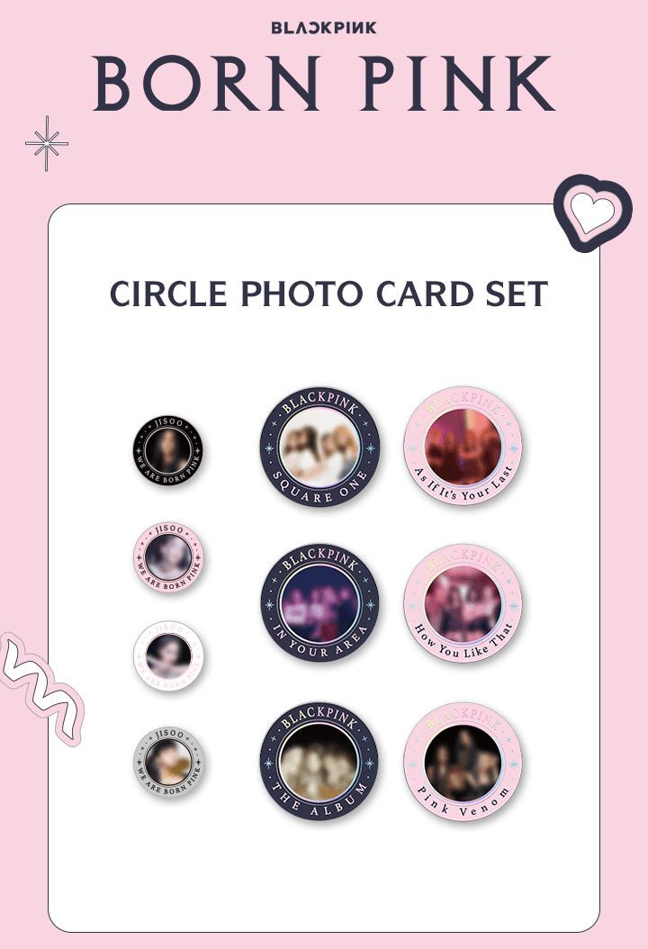 Blackpink - Circle Photocard Set - Seoul-Mate