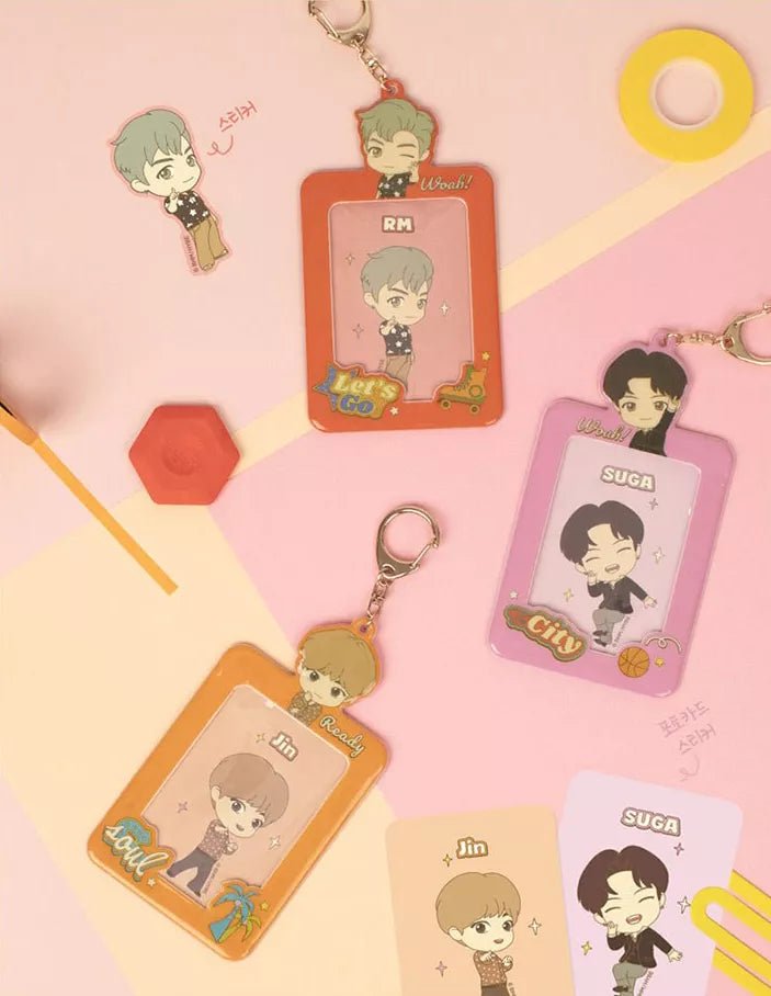 BTS - TinyTan Dynamite Photocard Key Holder