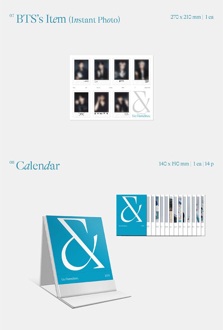 BTS - Us, Ourselves, and BTS 'WE' Photobook SET