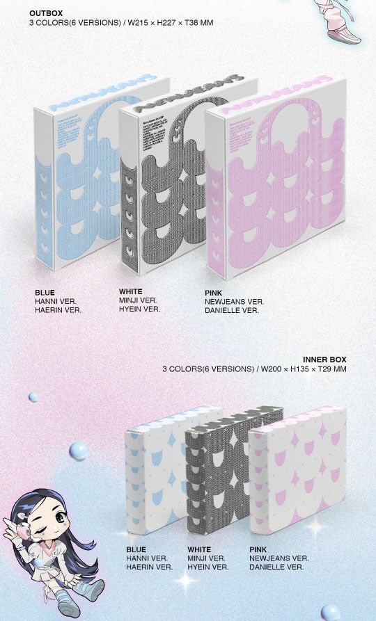 NewJeans - GET UP (2nd Mini-Album) Bunny Beach Bag Ver. - Seoul-Mate