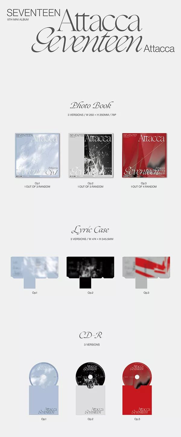 SEVENTEEN - ATTACCA (9th Mini-Album)