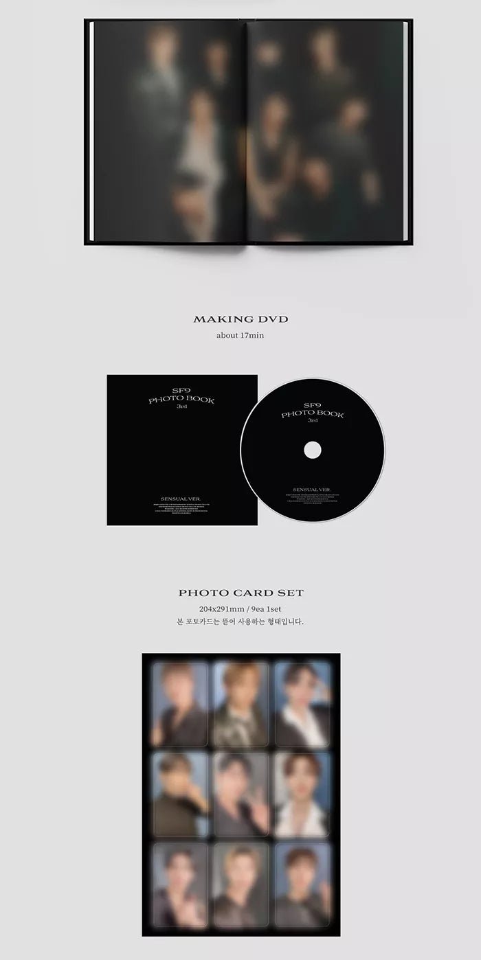 SF9 - 3rd Photobook#version_sensual-ver-schwarz