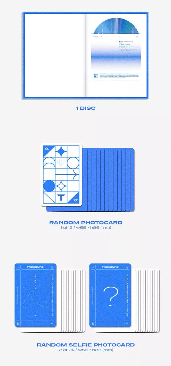 TREASURE - The Second Step: Chapter One (1st Mini-Album)#version_b-ver-blue