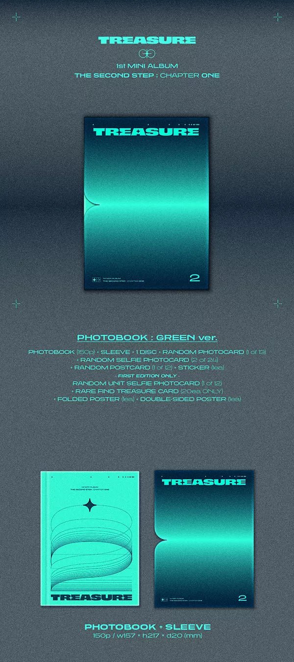 TREASURE - The Second Step: Chapter One (1st Mini-Album)#version_a-ver-green