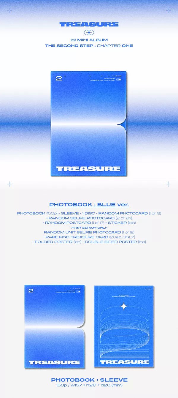 TREASURE - The Second Step: Chapter One (1st Mini-Album)#version_b-ver-blue