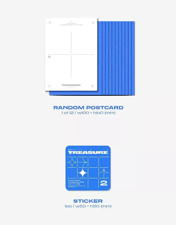 TREASURE - The Second Step: Chapter One (1st Mini-Album)#version_b-ver-blue