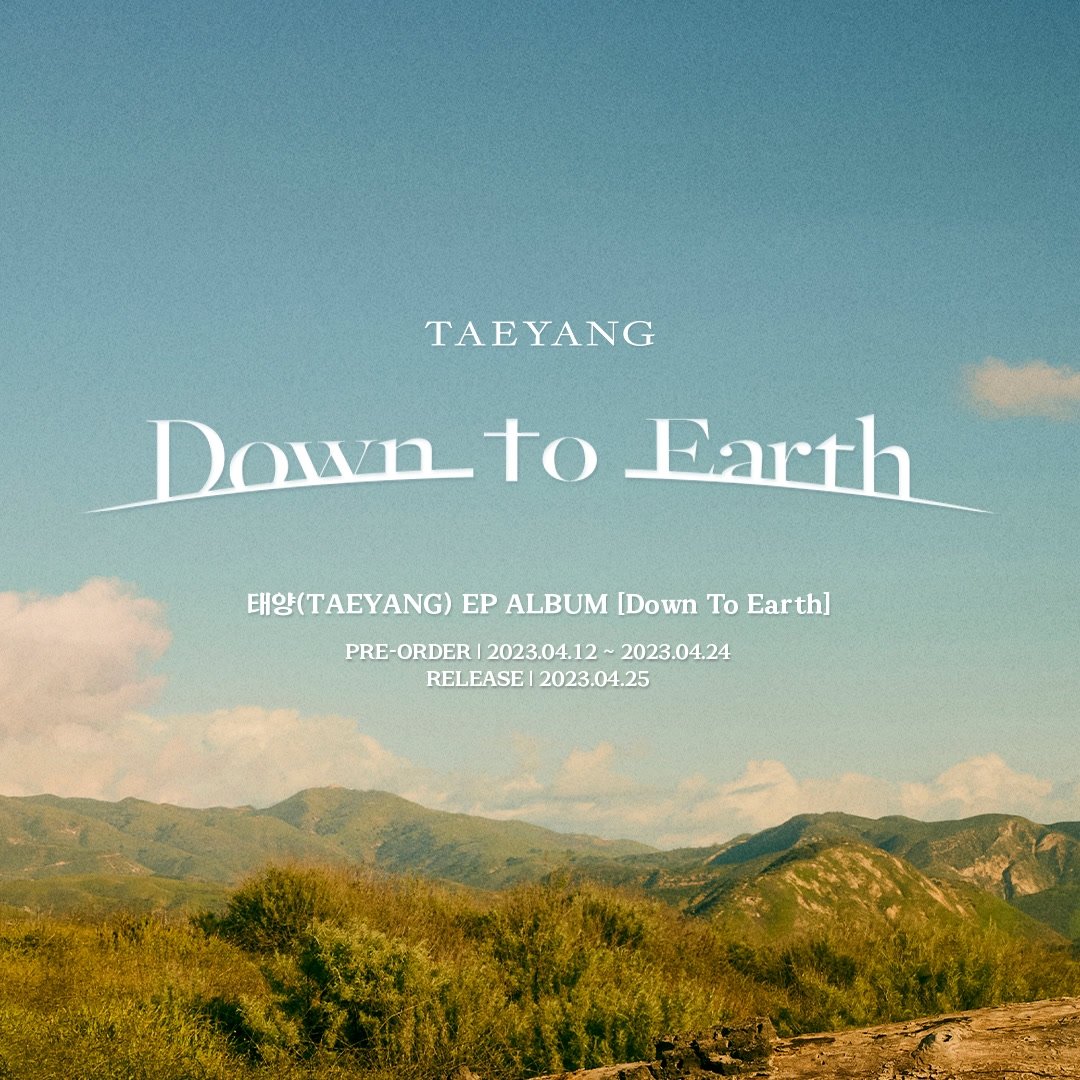 TaeYang’s Comeback: Neues Album “Down to Earth“ - Seoul-Mate