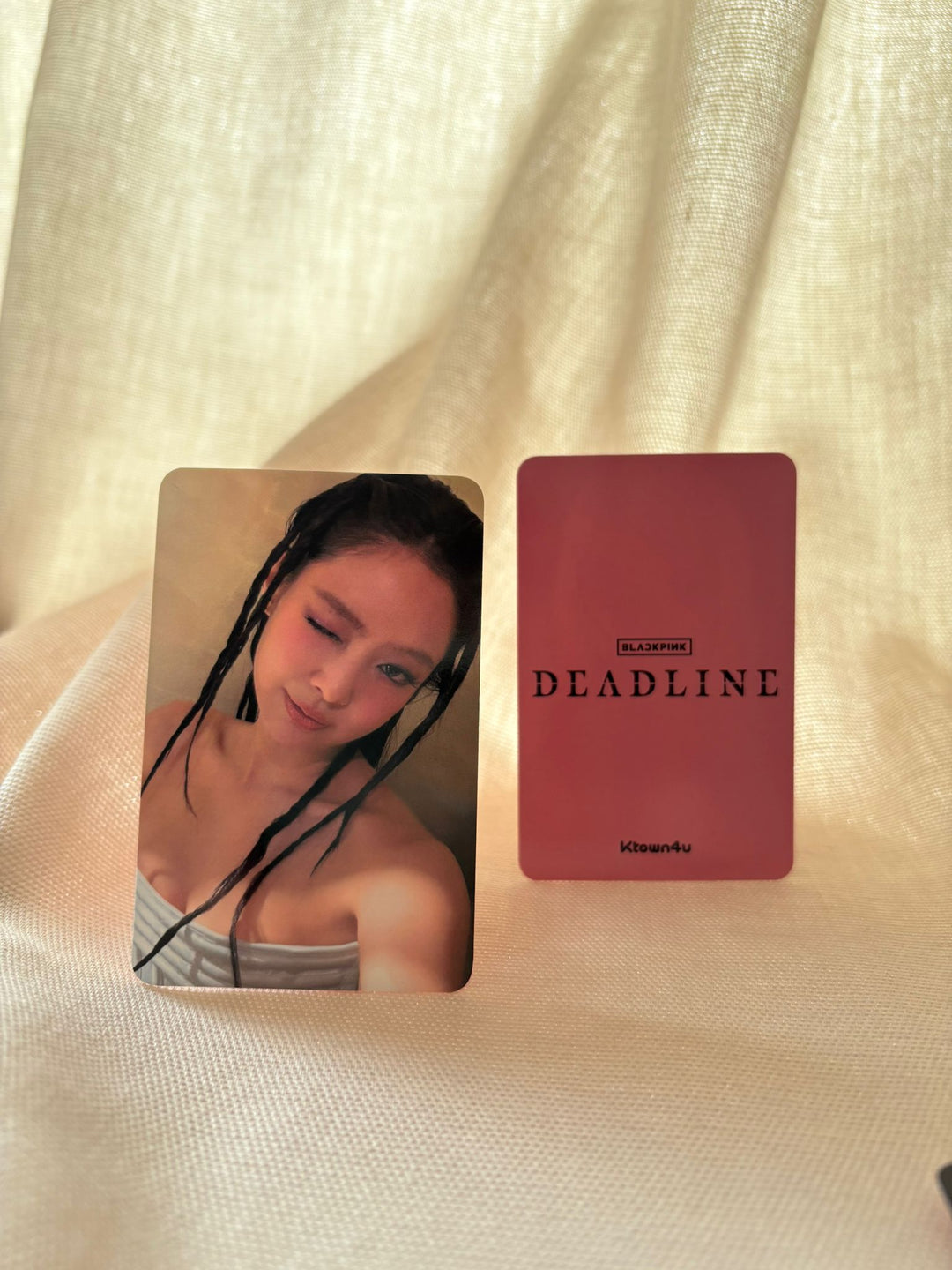 BLACKPINK - DEADLINE Ktown4u Fotokarte Photocard (Pink Ver.)