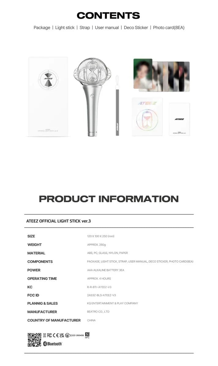 ATEEZ - OFFICIAL LIGHT STICK VER. 3 - SeoulMate