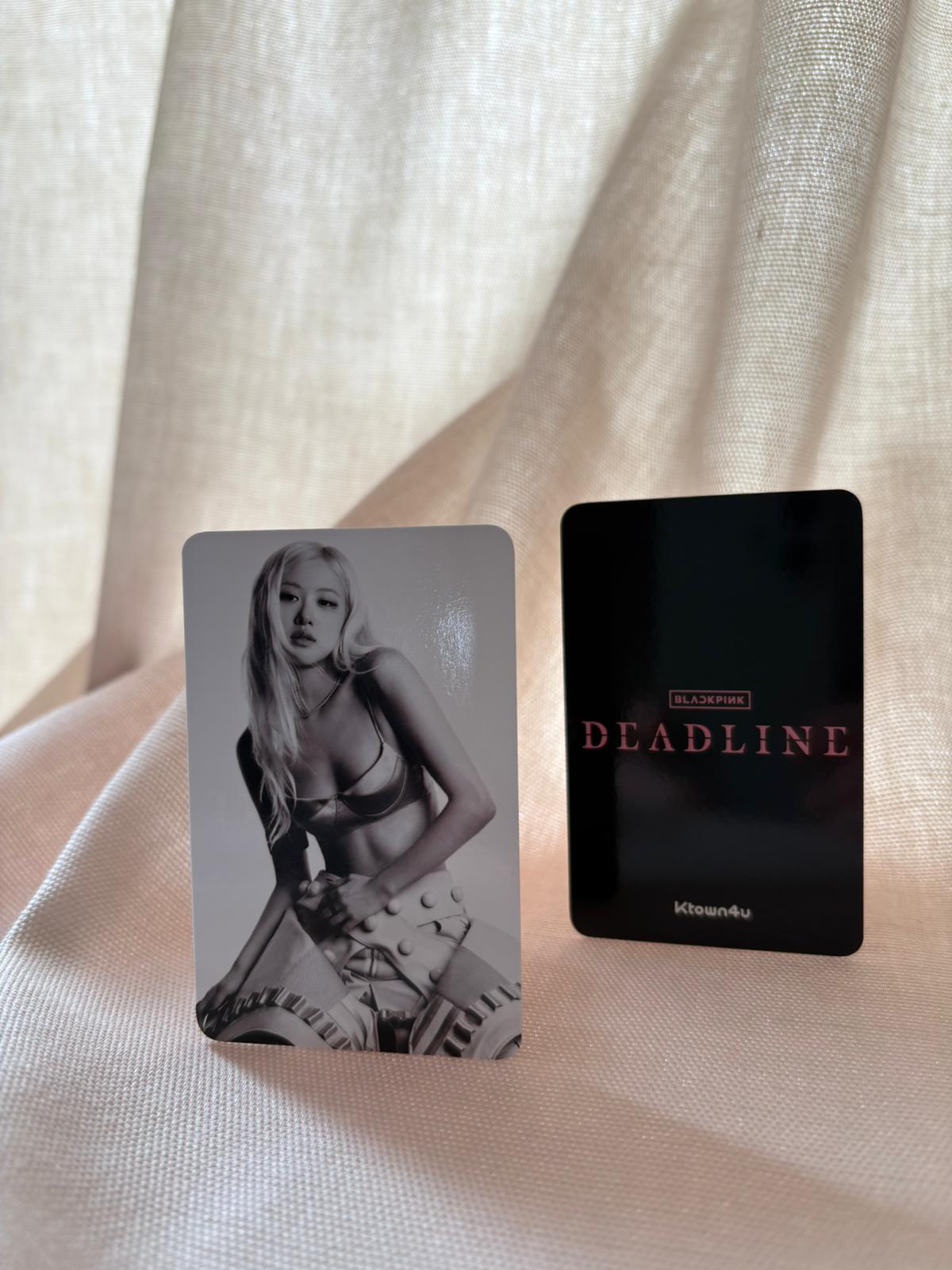 BLACKPINK - DEADLINE Ktown4u Photocard (Black Ver.) – SeoulMate