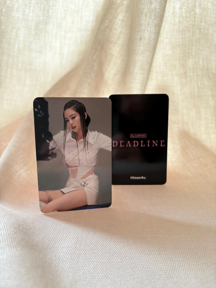 BLACKPINK - DEADLINE Ktown4u Fotokarte Photocard (Black Ver.)