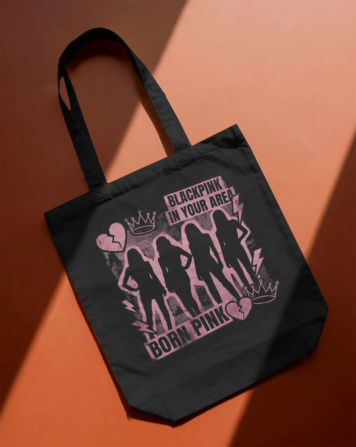 Blackpink Tote Bag "Born Pink" Jutebeutel - SeoulMate