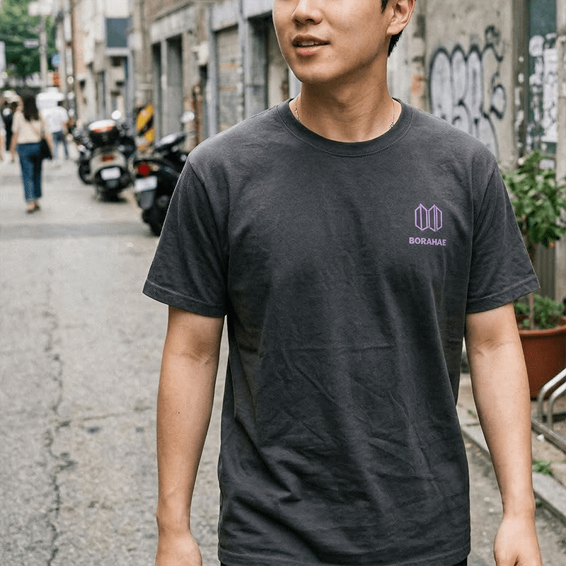 BTS Borahae "7" T-Shirt – I Purple You Army Shirt - SeoulMate