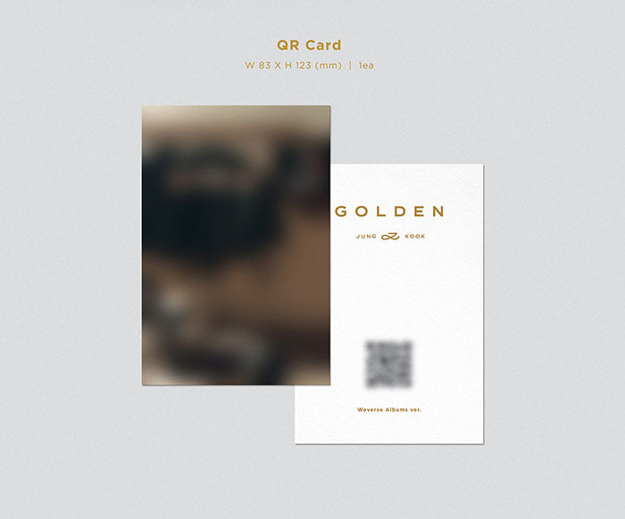 BTS Jung Kook - GOLDEN Set + WeVerse Gifts