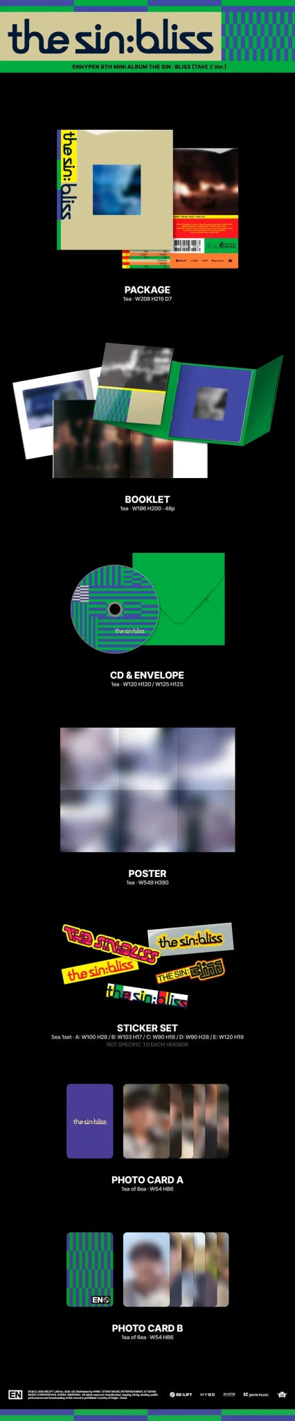 ENHYPEN - THE SIN : BLISS (8th Mini Album) - SeoulMate