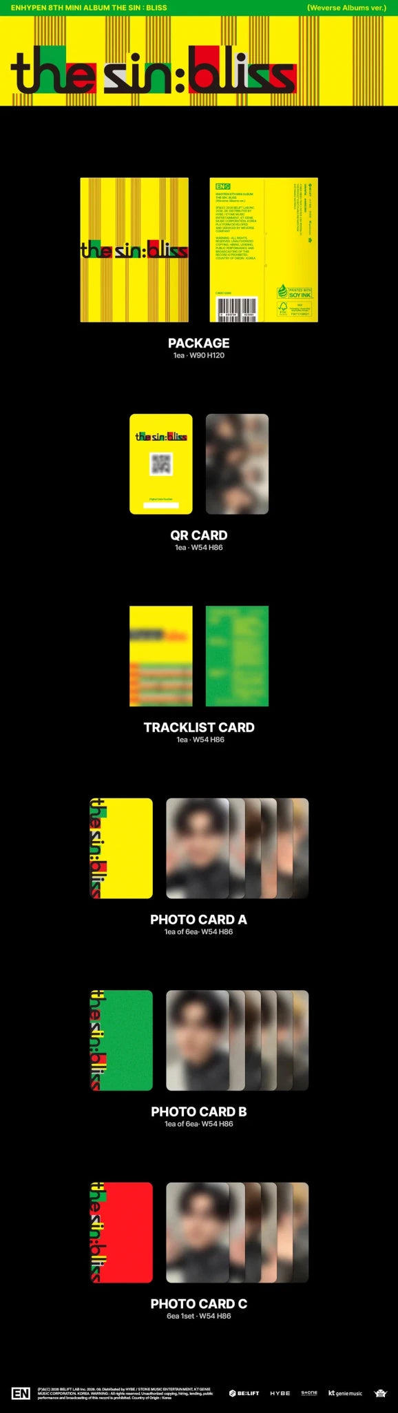 ENHYPEN - THE SIN : BLISS (WeVerse Albums Ver.) - SeoulMate