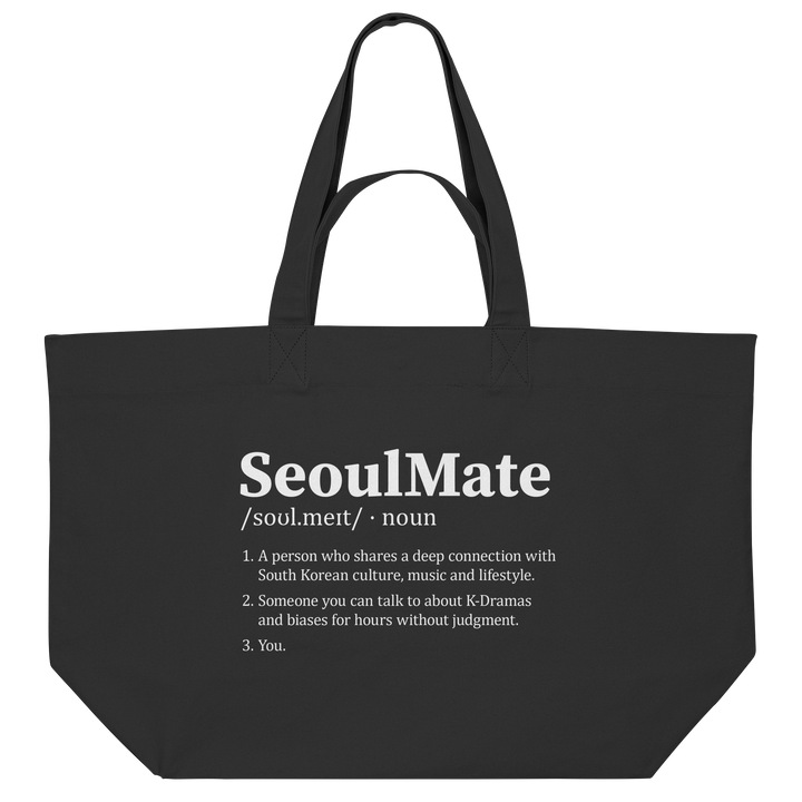 K-(Pop)-Fan Organic Shopping Bag "SeoulMate"
