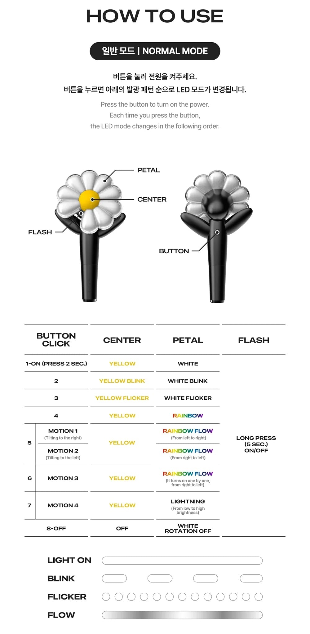 G - DRAGON (BigBang) - Official Light Stick - SeoulMate