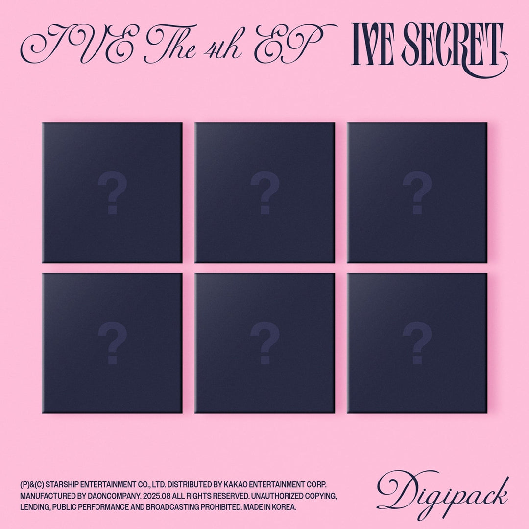 IVE - IVE SECRET (4th EP Album) (Digipack Ver.) - SeoulMate