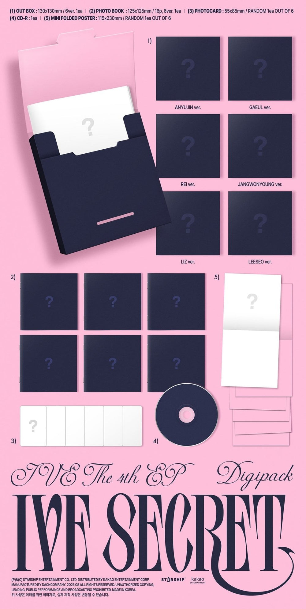 IVE - IVE SECRET (4th EP Album) (Digipack Ver.) - SeoulMate