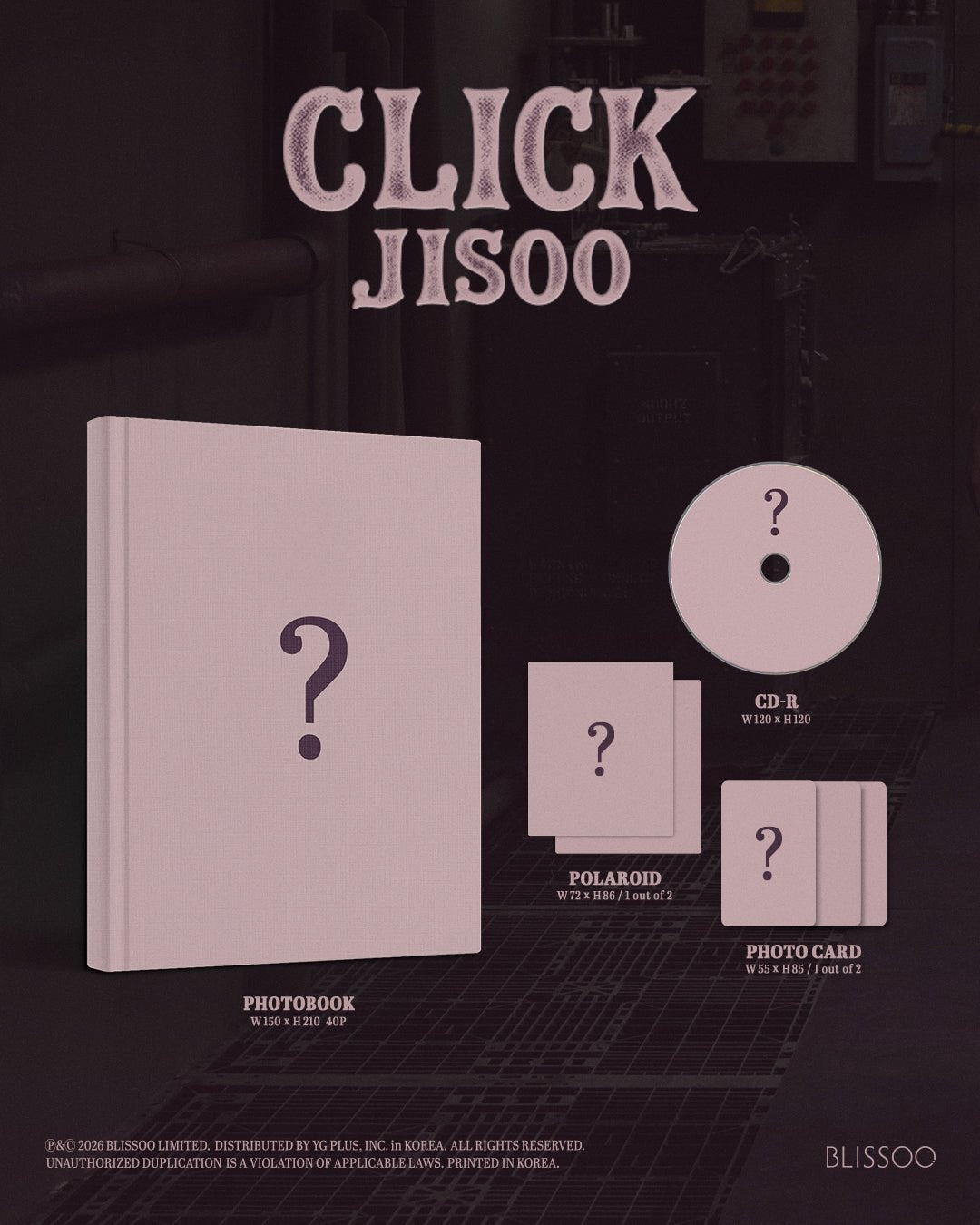 Jisoo (Blackpink) - CLICK (Photobook Ver.) - SeoulMate