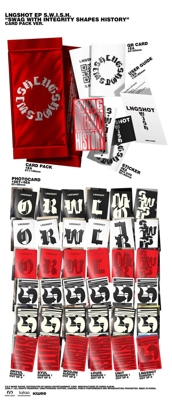 LNGSHOT - S.W.I.S.H. (Card Pack Ver.) - SeoulMate
