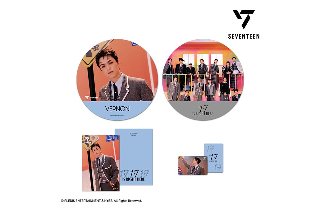 SEVENTEEN - 17 IS RIGHT HERE MD - Mini Poster & Image Picket Package - Seoul - Mate