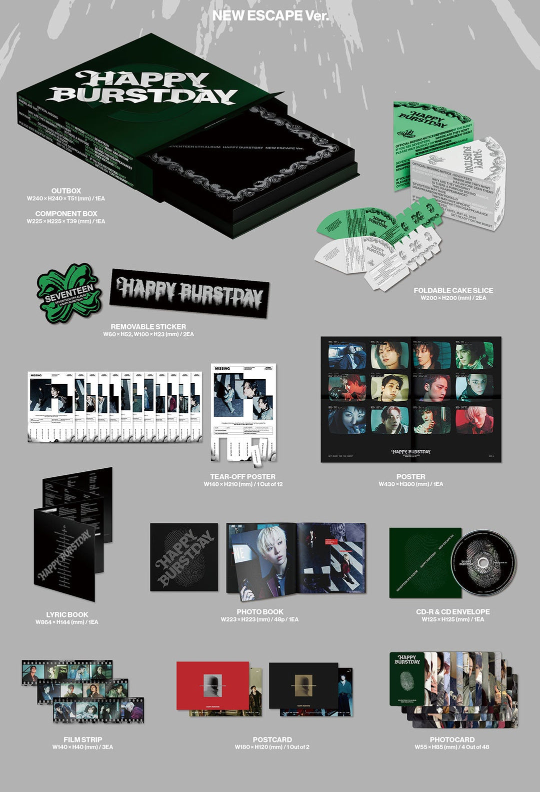 SEVENTEEN - Happy Burstday (5th Album) - SeoulMate