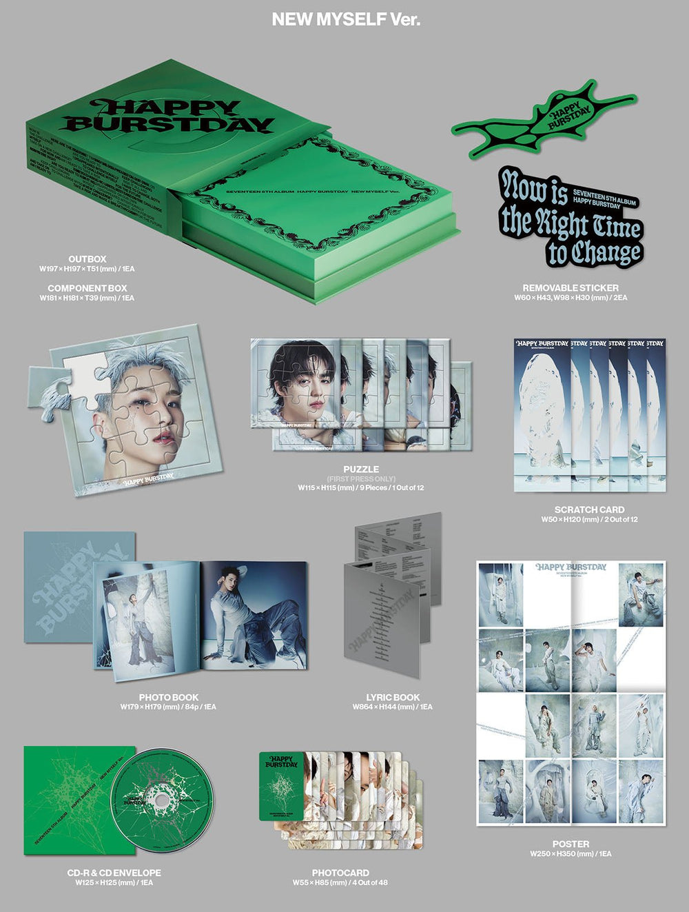 SEVENTEEN - Happy Burstday (5th Album) - SeoulMate