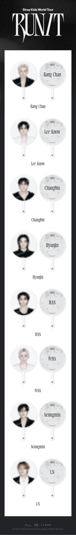 Stray Kids - 2026 World Tour [RUN IT] MD - IMAGE PICKET - SeoulMate
