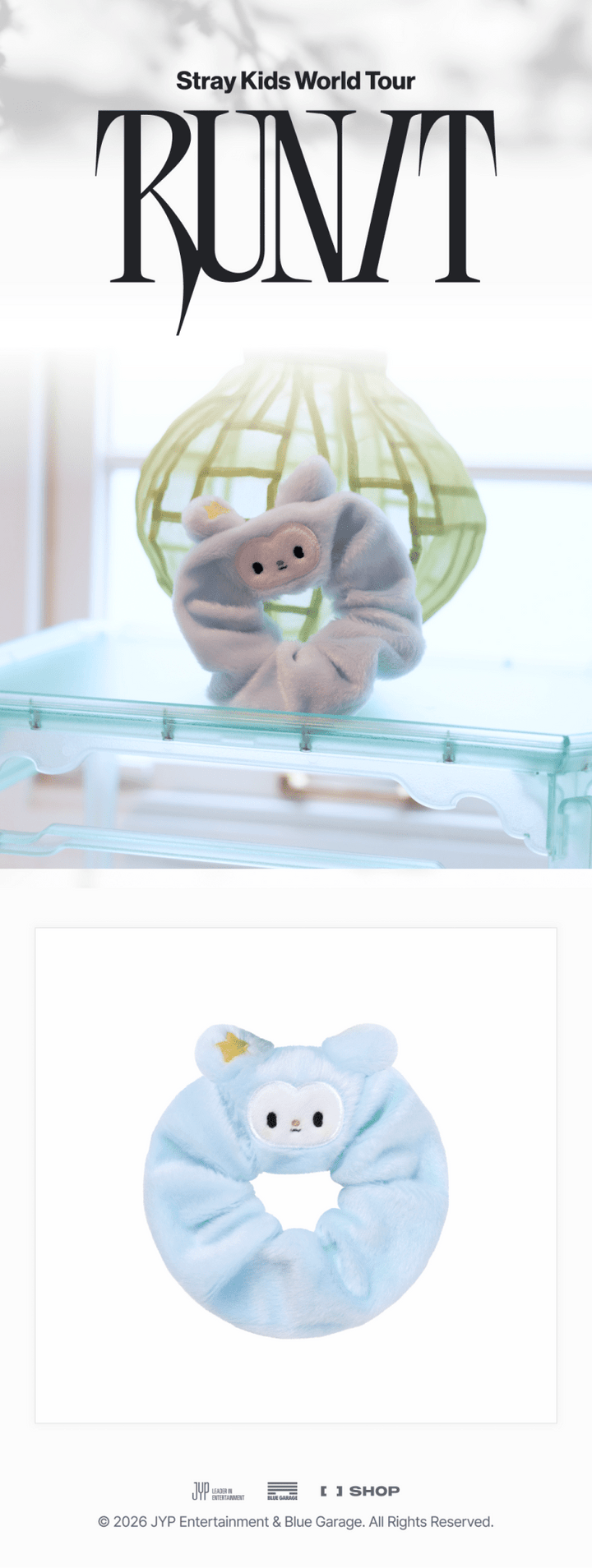 Stray Kids - 2026 World Tour [RUN IT] MD - TASY SCRUNCHIE - SeoulMate