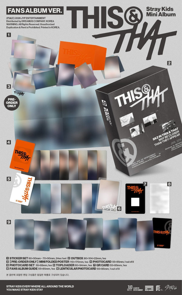Stray Kids - THIS &amp; THAT (Fans Album Ver.) - SeoulMate