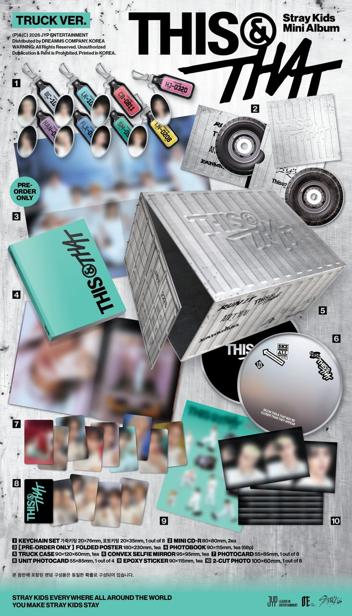 Stray Kids - THIS &amp; THAT (Truck Ver.) (Limited) - SeoulMate