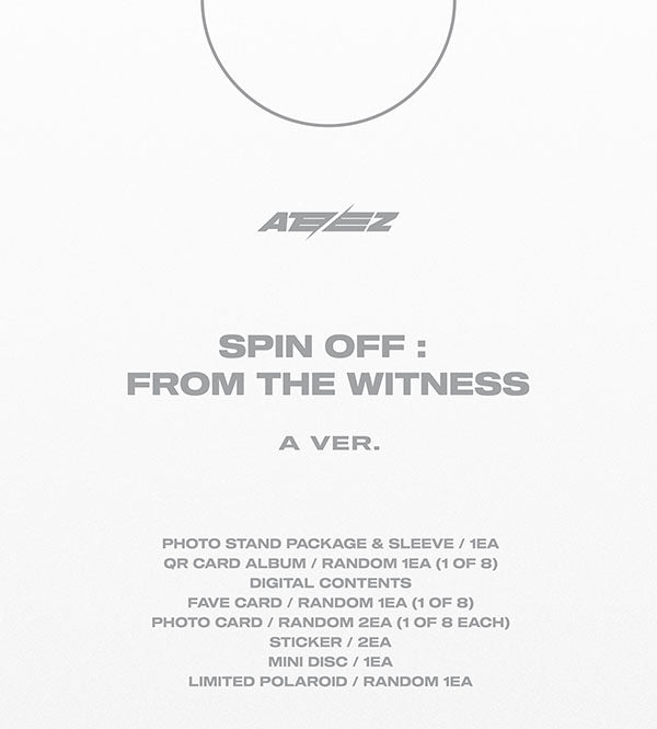 ATEEZ - SPIN OFF: FROM THE WITNESS (Poca Album Ver.) - Seoul-Mate