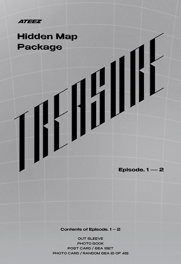 ATEEZ - TREASURE: Hidden Map Package (Ep. 1 + 2) - Seoul-Mate