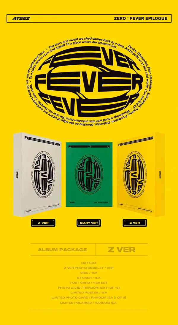 ATEEZ - ZERO: FEVER EPILOGUE (8th Mini-Album) - Seoul-Mate