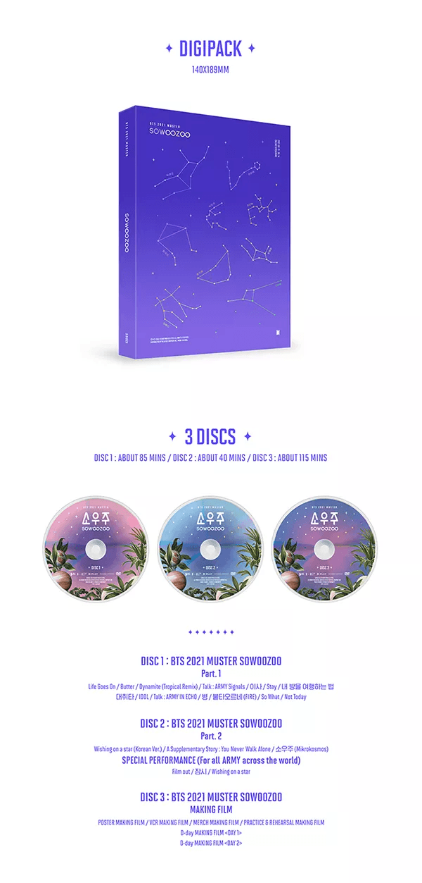 BTS - 2021 MUSTER SOWOOZOO DVD - Seoul-Mate