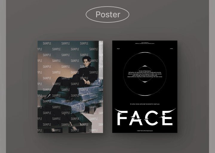 BTS Jimin - Face - Overlayer Poster Set - Seoul-Mate