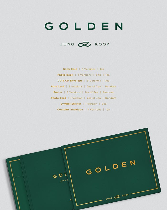 BTS Jung Kook - GOLDEN (1st solo album) – SeoulMate