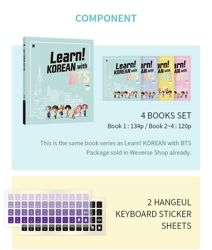 BTS - Learn! Korean with BTS Book Set (Learn Korean with BTS