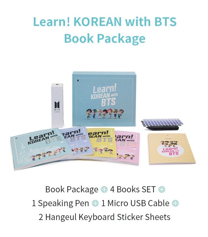 新品⭐︎Learn!KOREAN with BTS Package2点セット Amazon.com: Learn Korean With BTS Book Package (English and