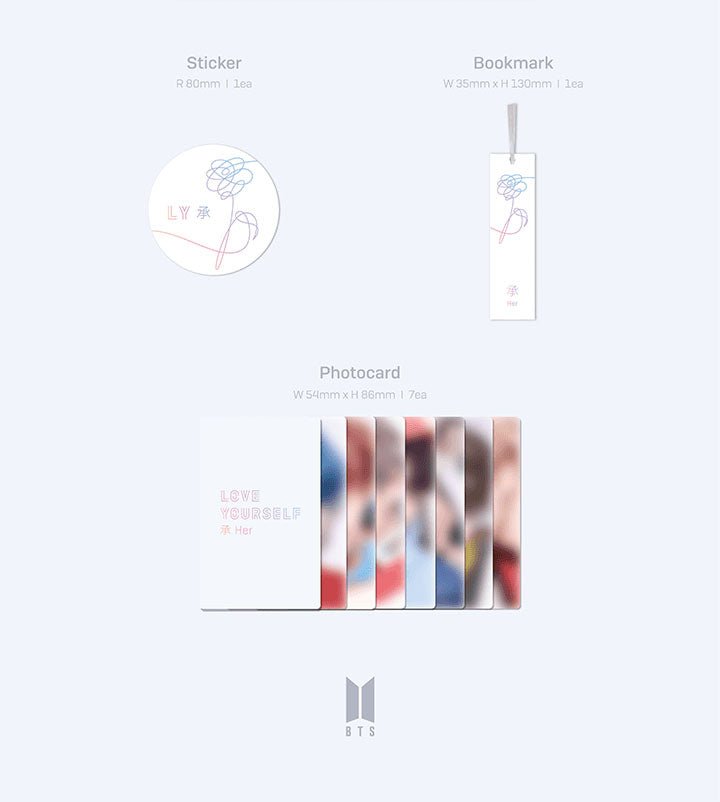 BTS - LOVE YOURSELF 承 'Her' (5th Mini-Album) Vinyl LP – Seoul-Mate