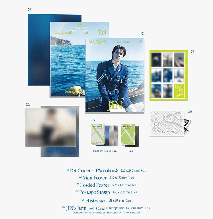 BTS - Me, Myself and Jin 'Sea of ​​JIN Island' Photobook – SeoulMate