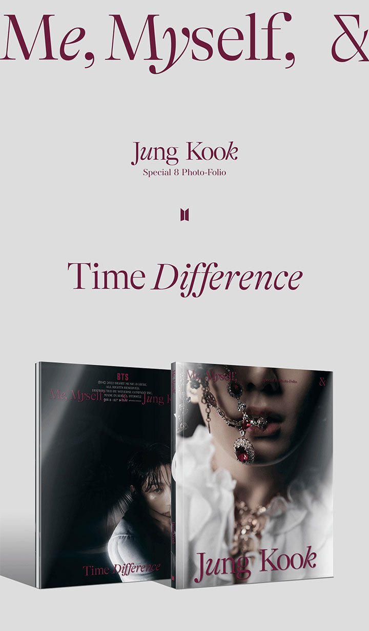 BTS - Me, Myself and Jung Kook 'Time Difference' Photobook - Seoul-Mate