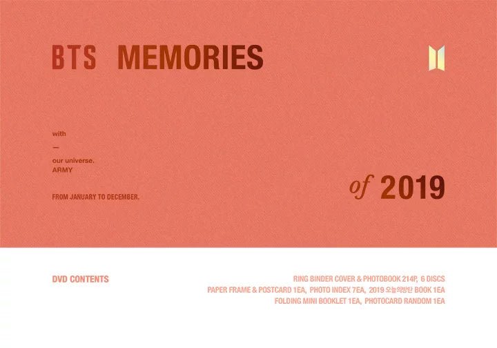 BTS - Memories of 2019 Neuauflage [6 DVD-Set] - Seoul-Mate