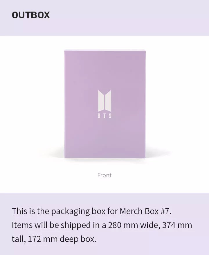 BTS - Merch Box #7 - Seoul-Mate