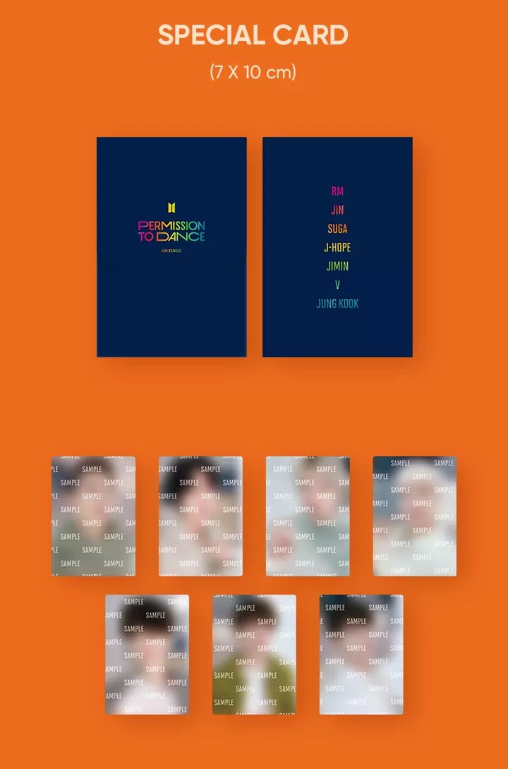 BTS - Mini-Fotokarten Set (Permission To Dance On Stage) - Seoul-Mate